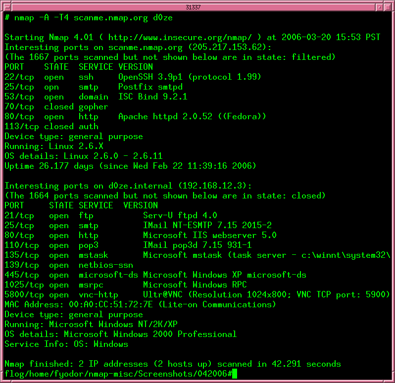 nmap