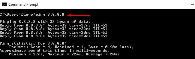 ping command