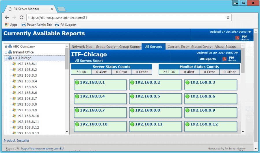 PA Server-Monitor