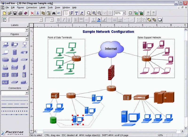 LanFlow Topology Mapping