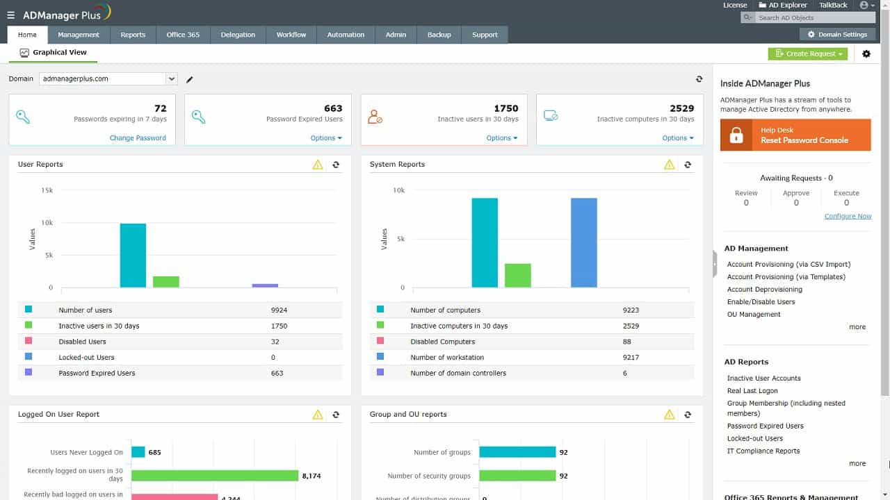 ADManager Plus from ManageEngine