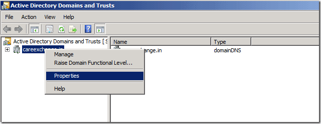 Active Directory Domains and Trusts