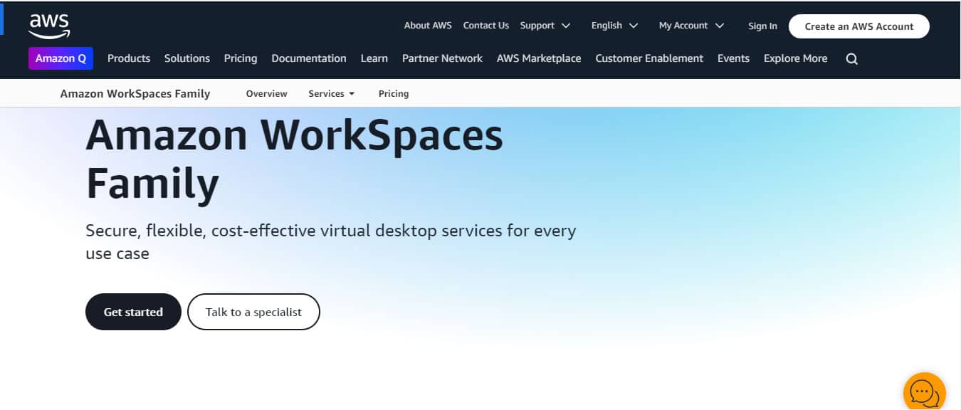 Amazon WorkSpaces Family