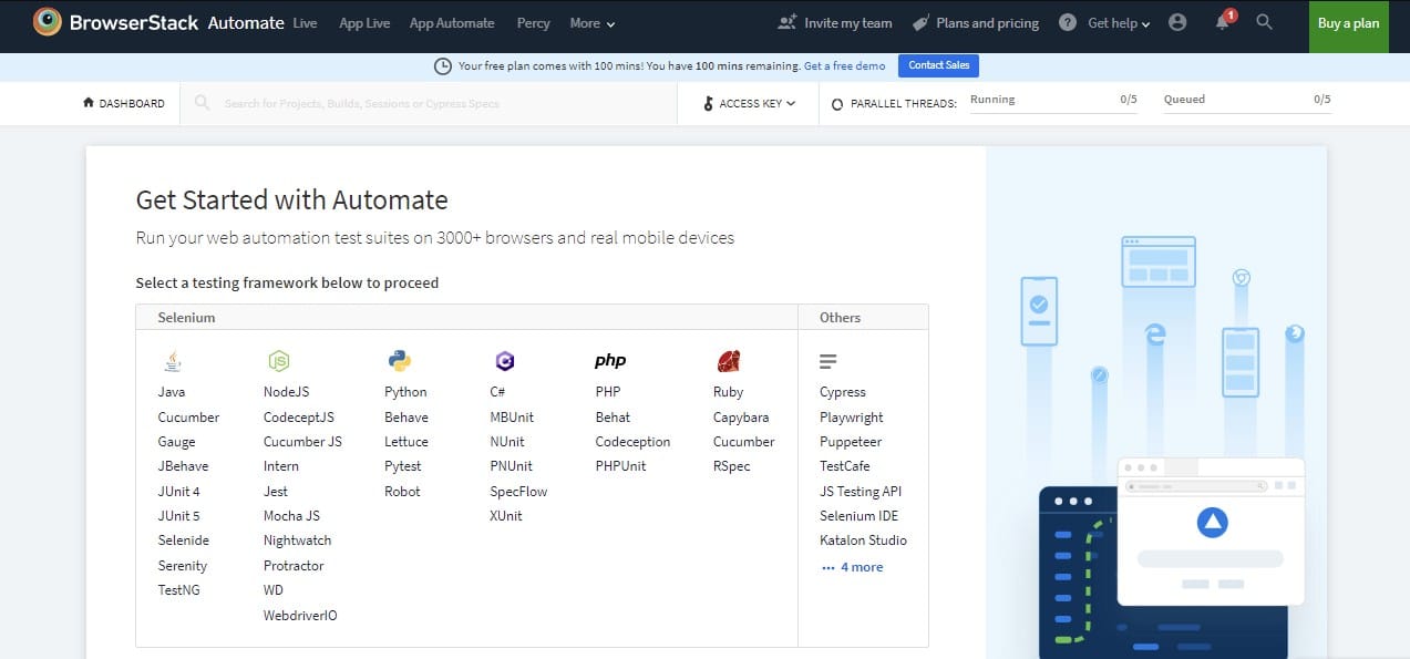 BrowserStack Automate