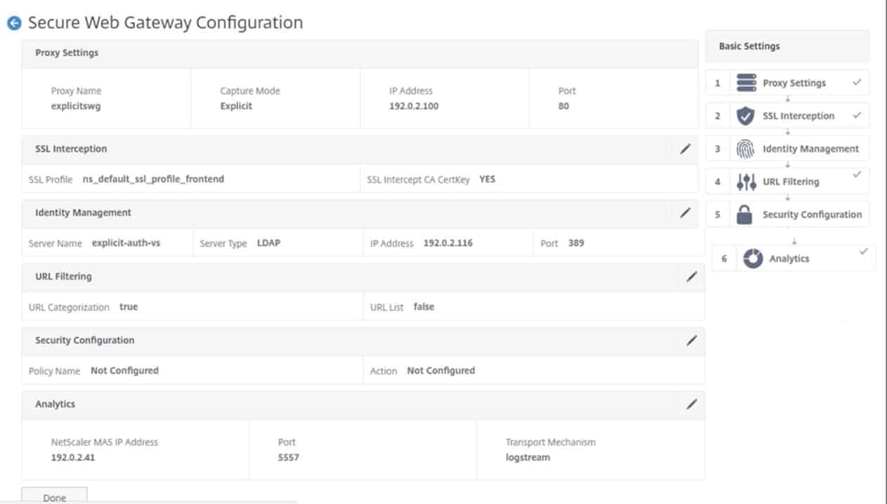 Citrix secure web gateway