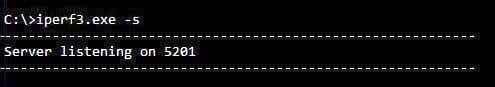 Configure iPerf Server