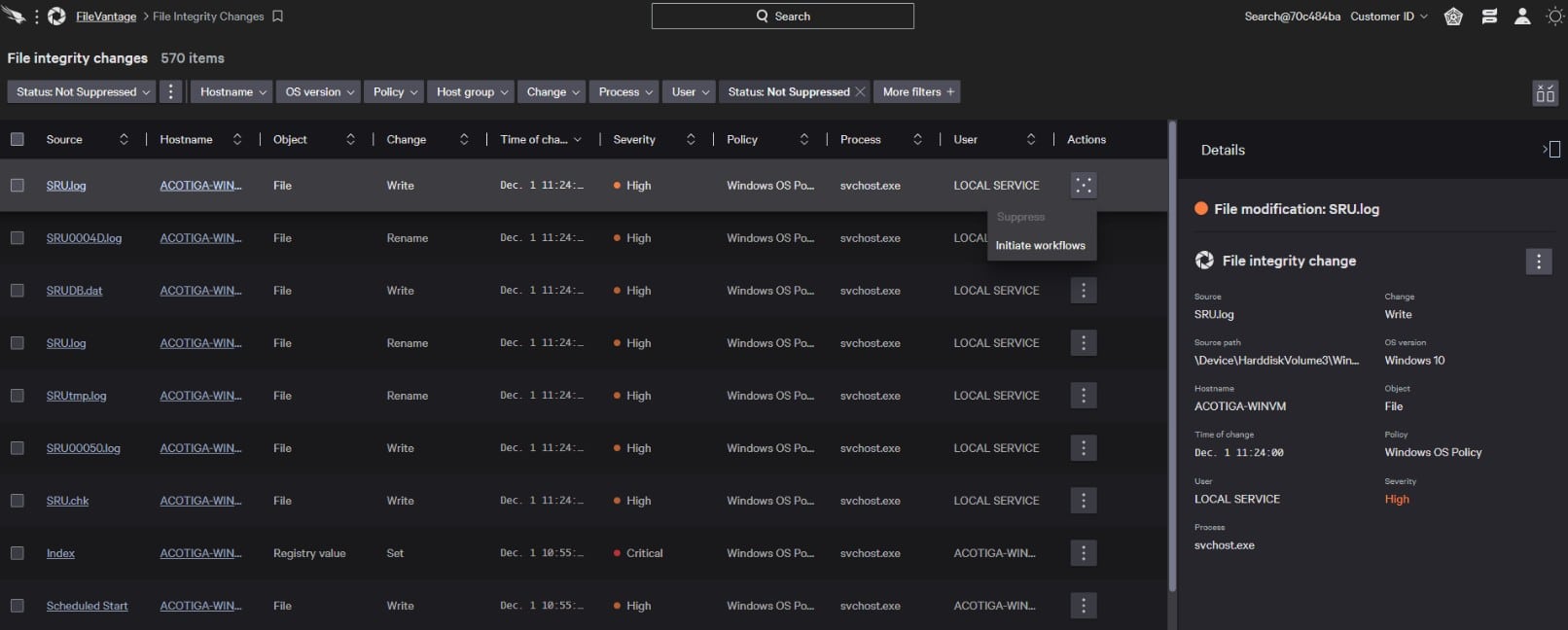 Crowdstrike Falcon File Vantage