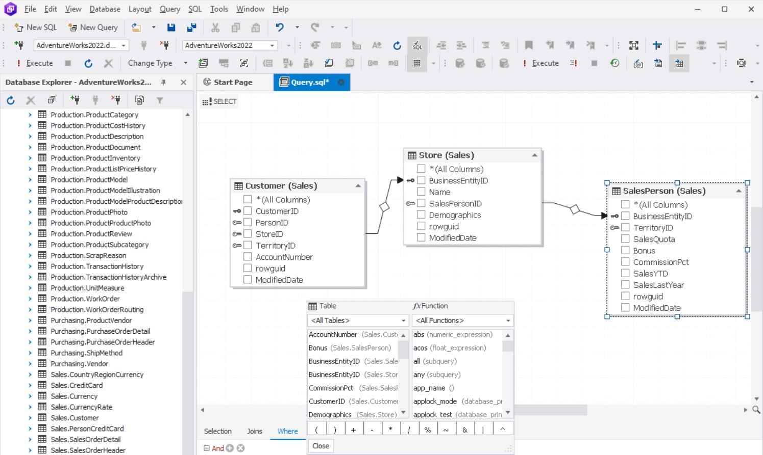 DBForge Query Builder