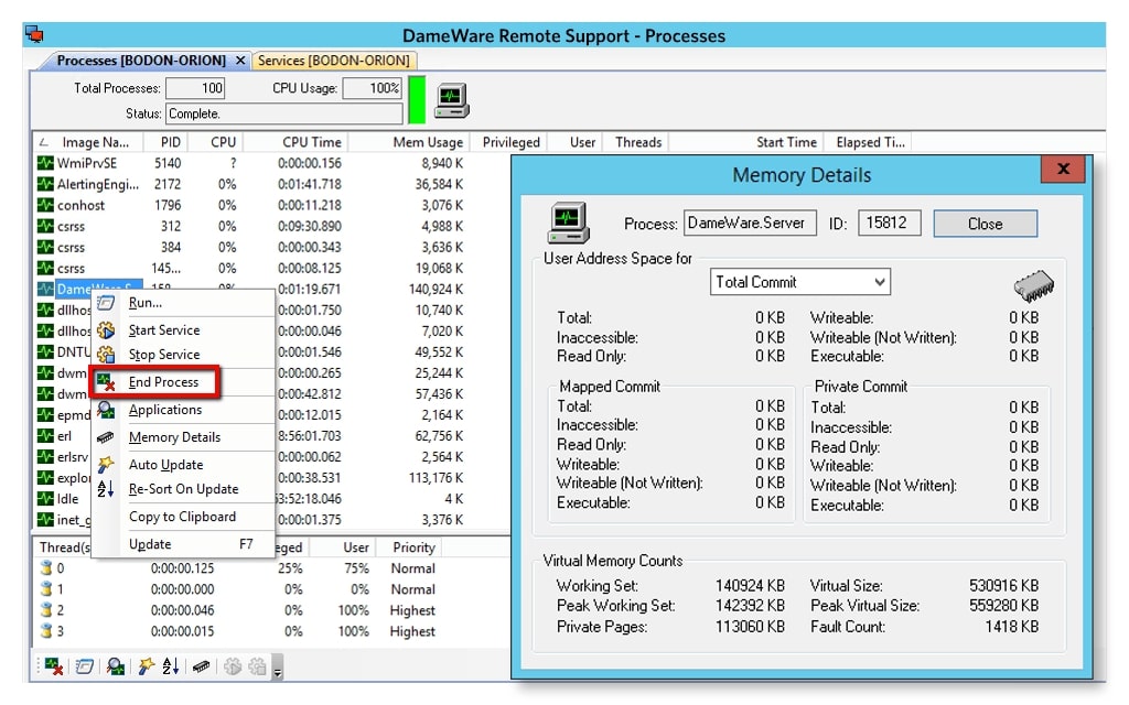 Dameware Mini Remote Control Remote Desktop Connection Managers
