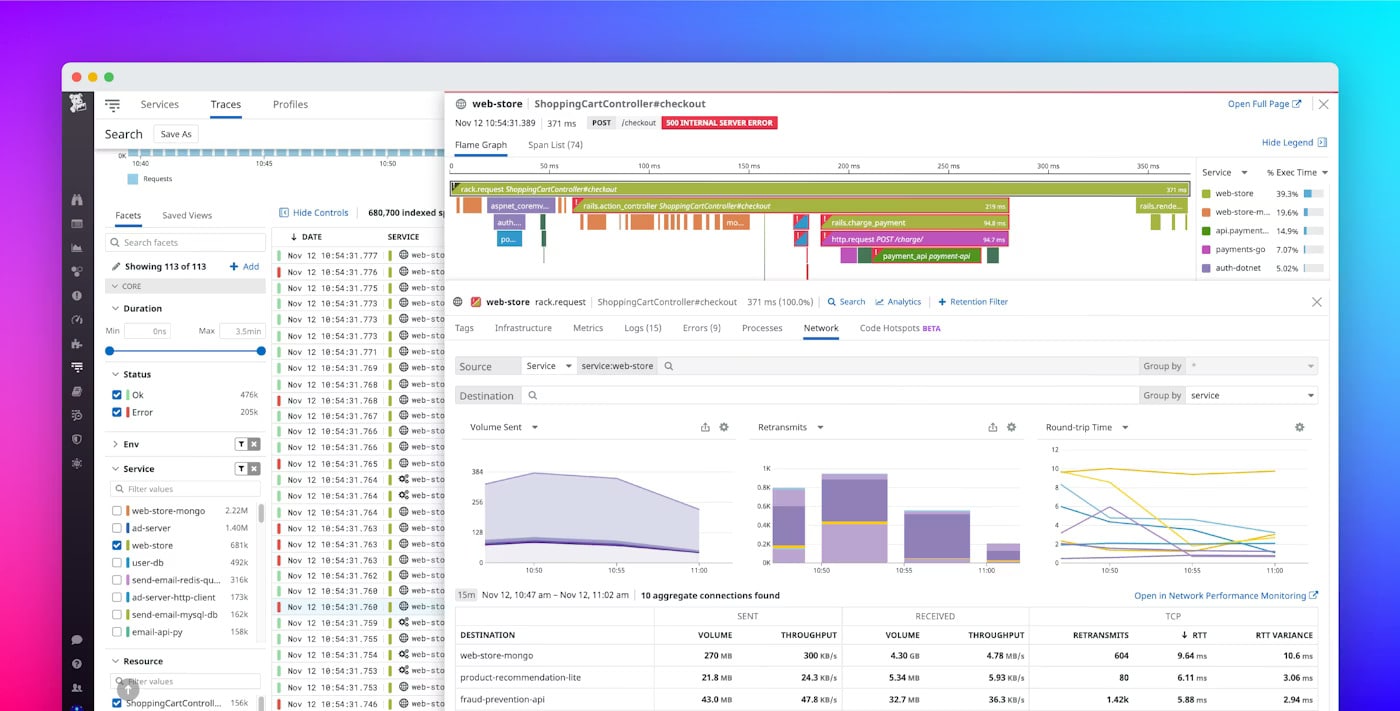 Datadog APM Application Monitoring