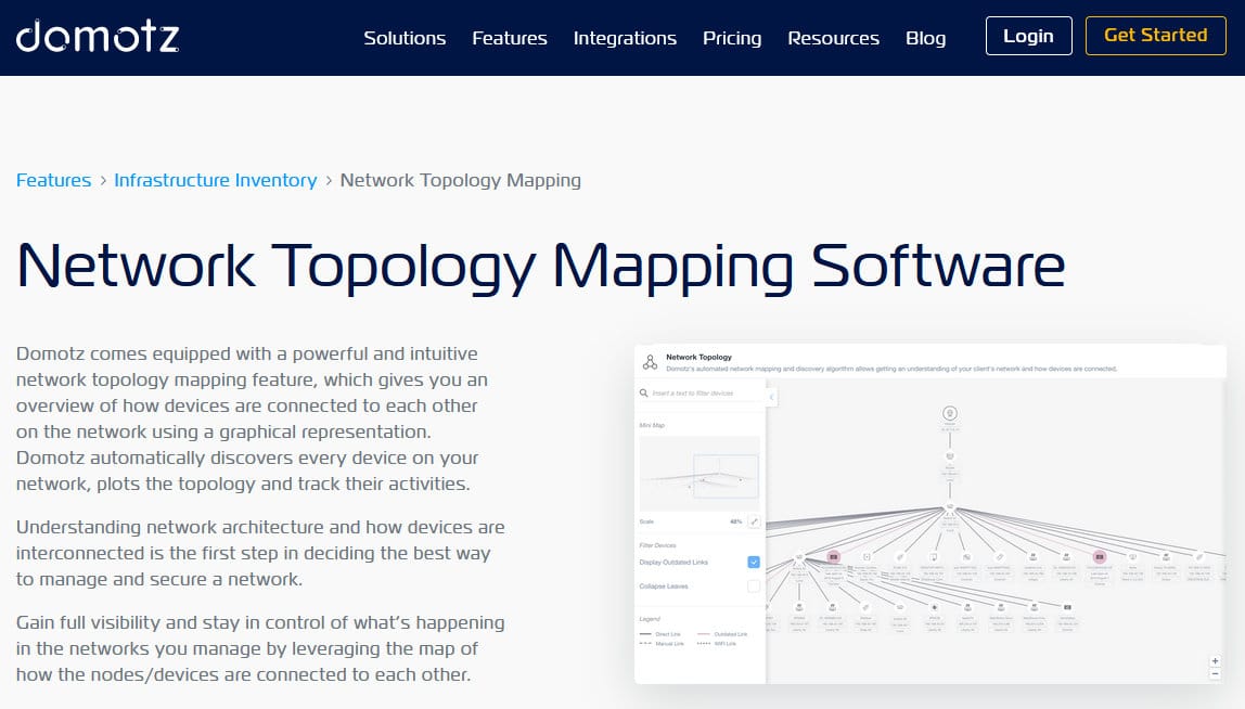 Domotz Website