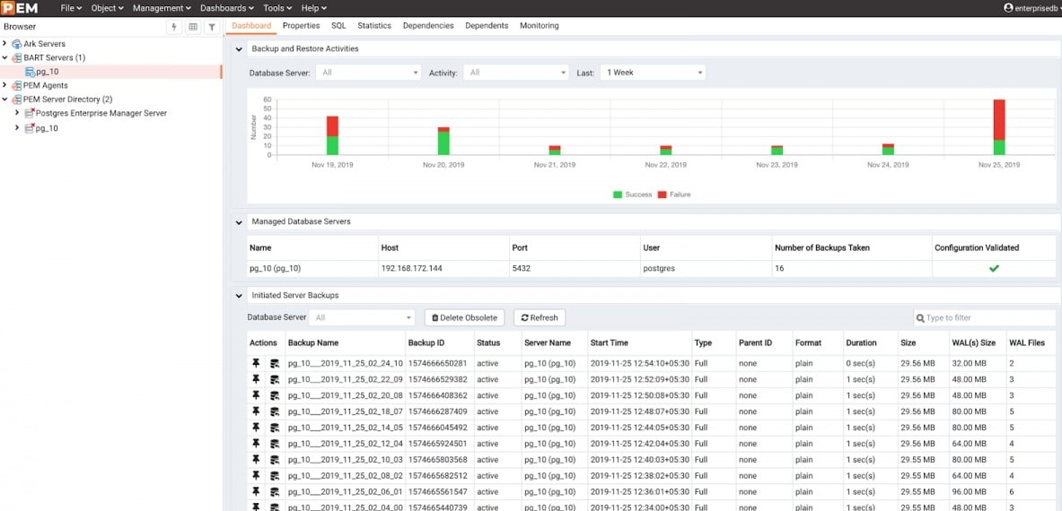 EDB Backup and Recovery
