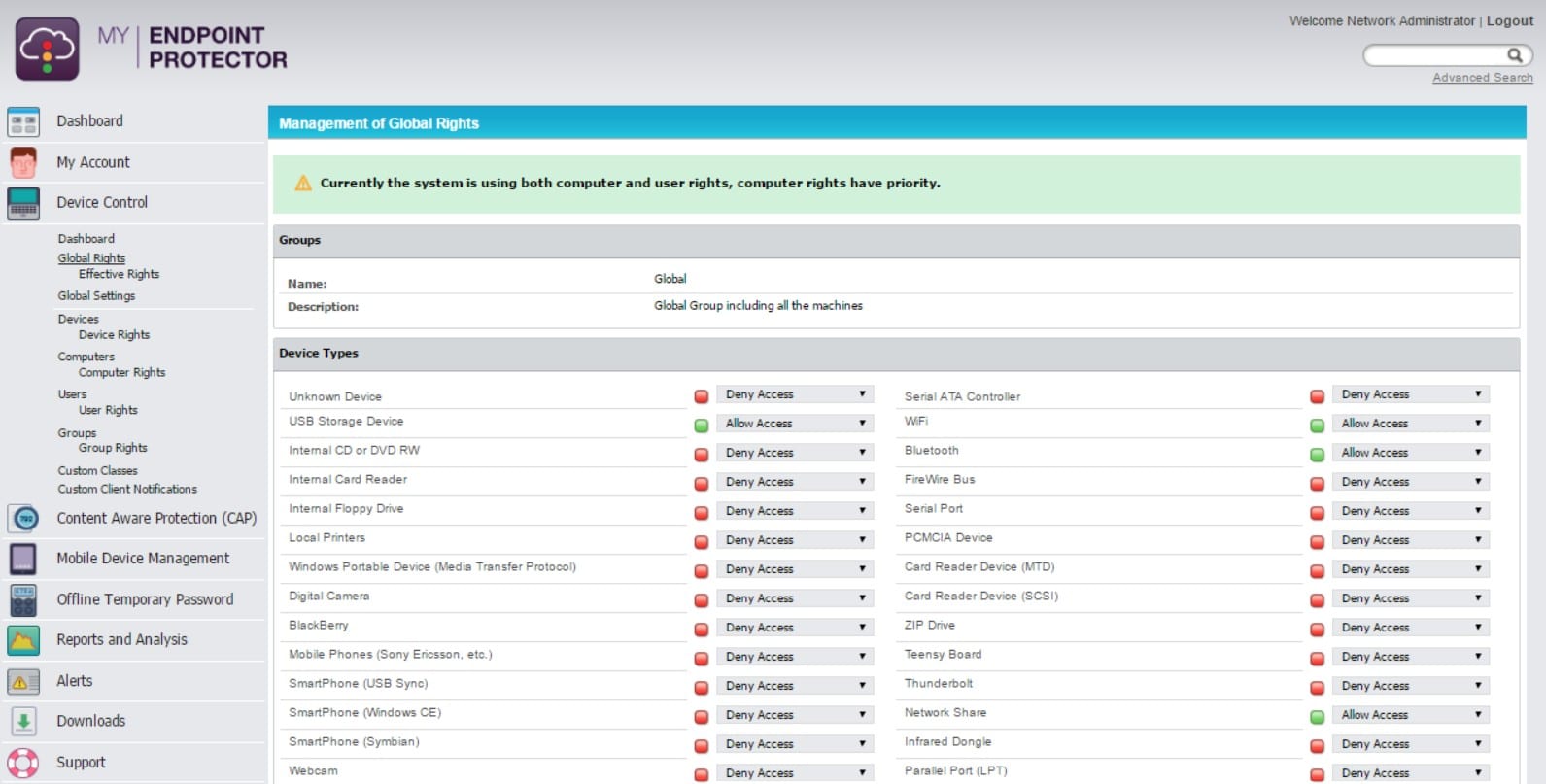 Endpoint Protector Device Control USB