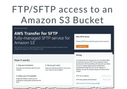 FTP-SFTP access to an Amazon S3 Bucket