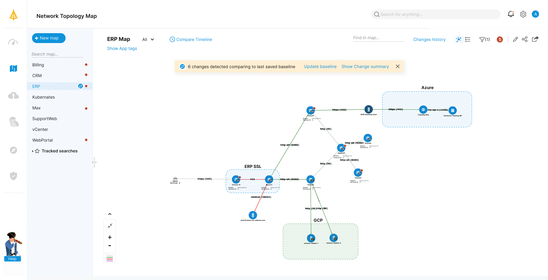 Faddom Application Map