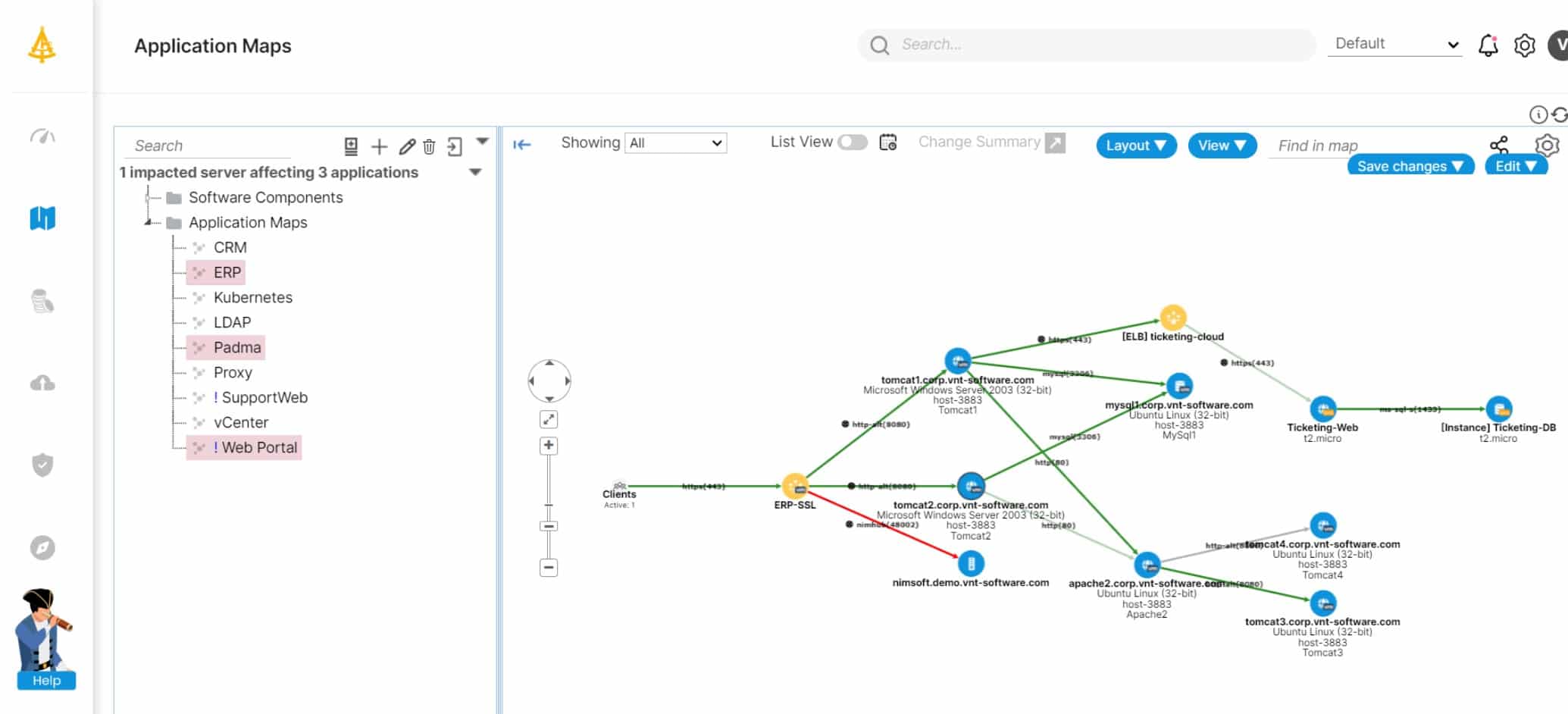 Faddom Application Maps