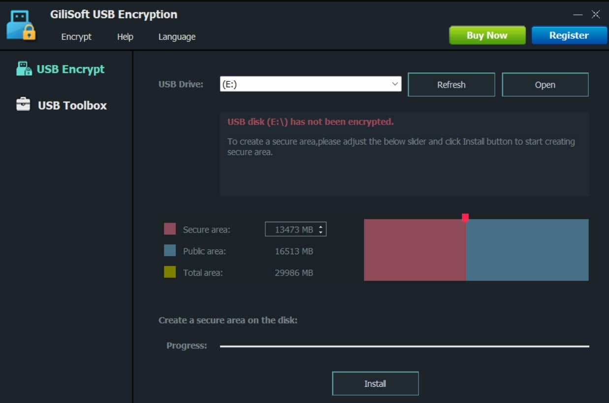 Gilisoft USB Encryption