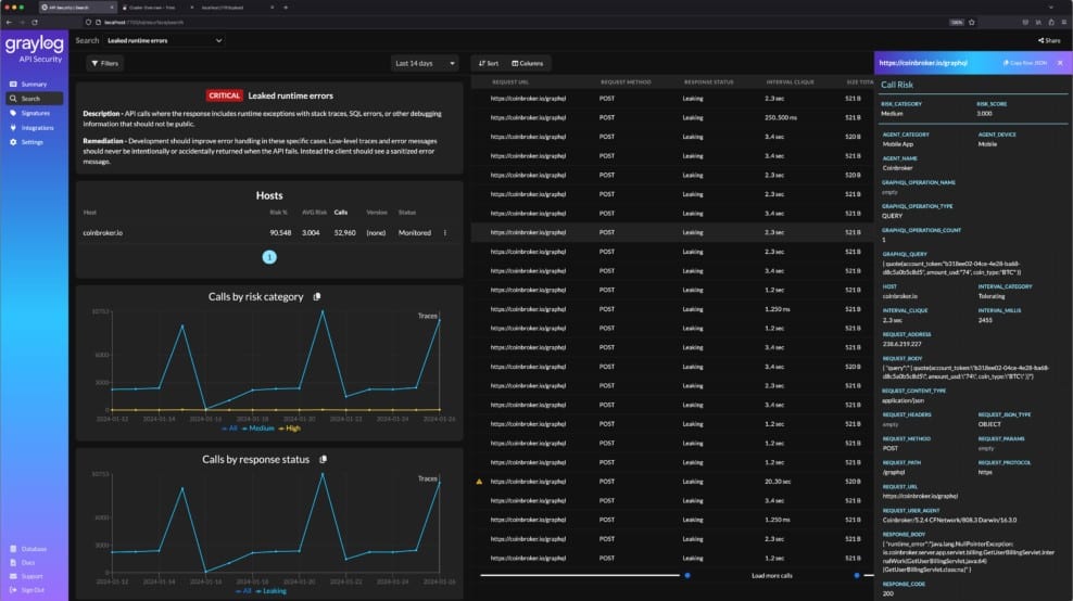 Graylog API Security
