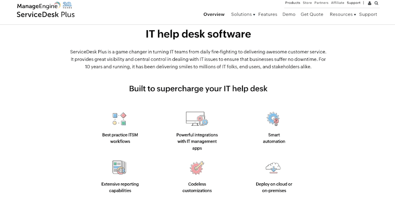 ManageEngine ServiceDesk Plus