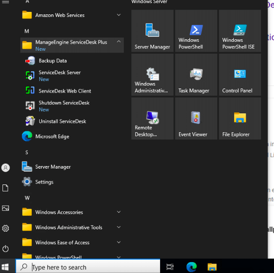 Opening and Using ManageEngine ServiceDesk Plus