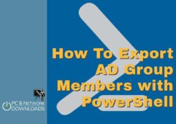 How To Export AD Group Member with PowerShell