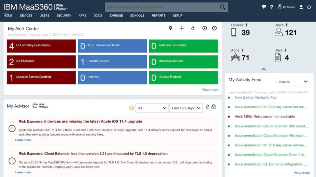 IBM Security IDS / Maas360