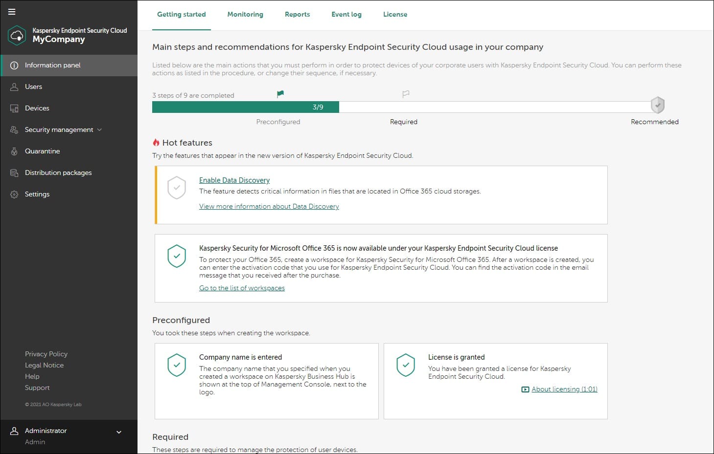 Kaspersky Cloud-based security