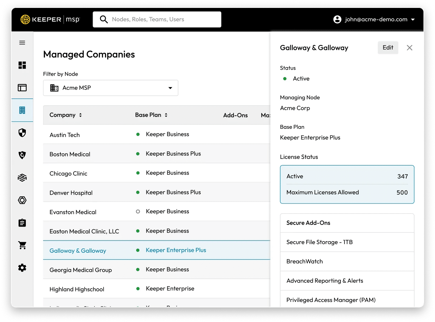 KeeperPAM Privileged Access Management Tools
