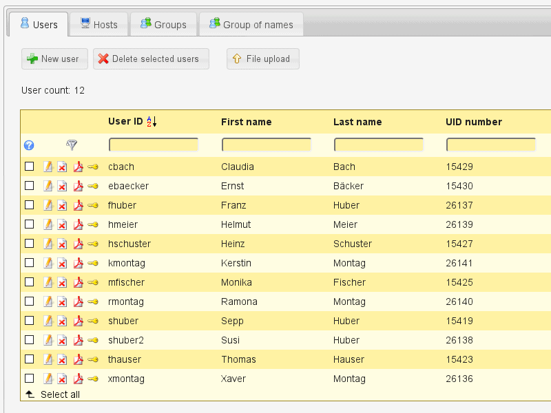 LDAP Account Manager