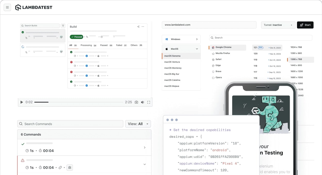 LambdaTest Cross-Browser Testing Services