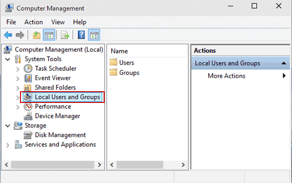 Local Users and Groups