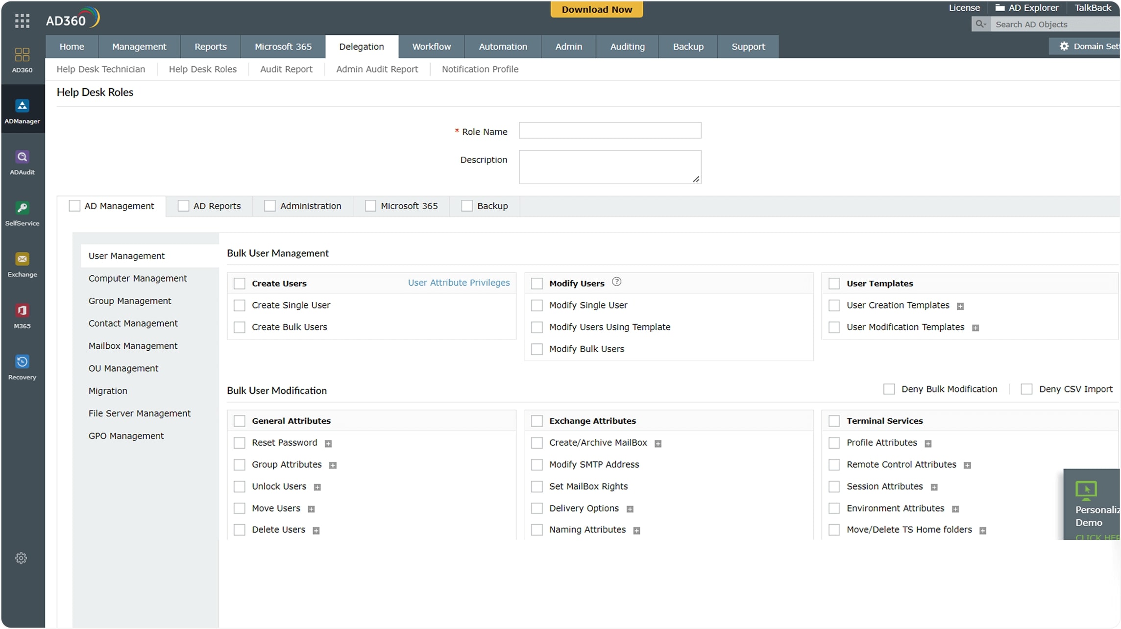 ManageEngine AD360 Active Directory Administration and Management Tools