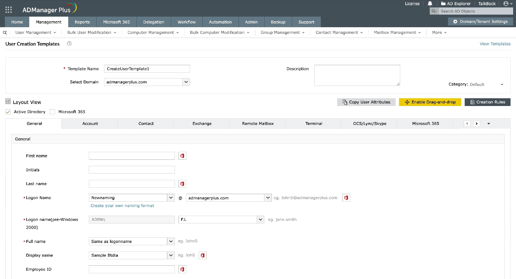 ManageEngine ADManager Plus Active Directory Monitoring Tools and Software
