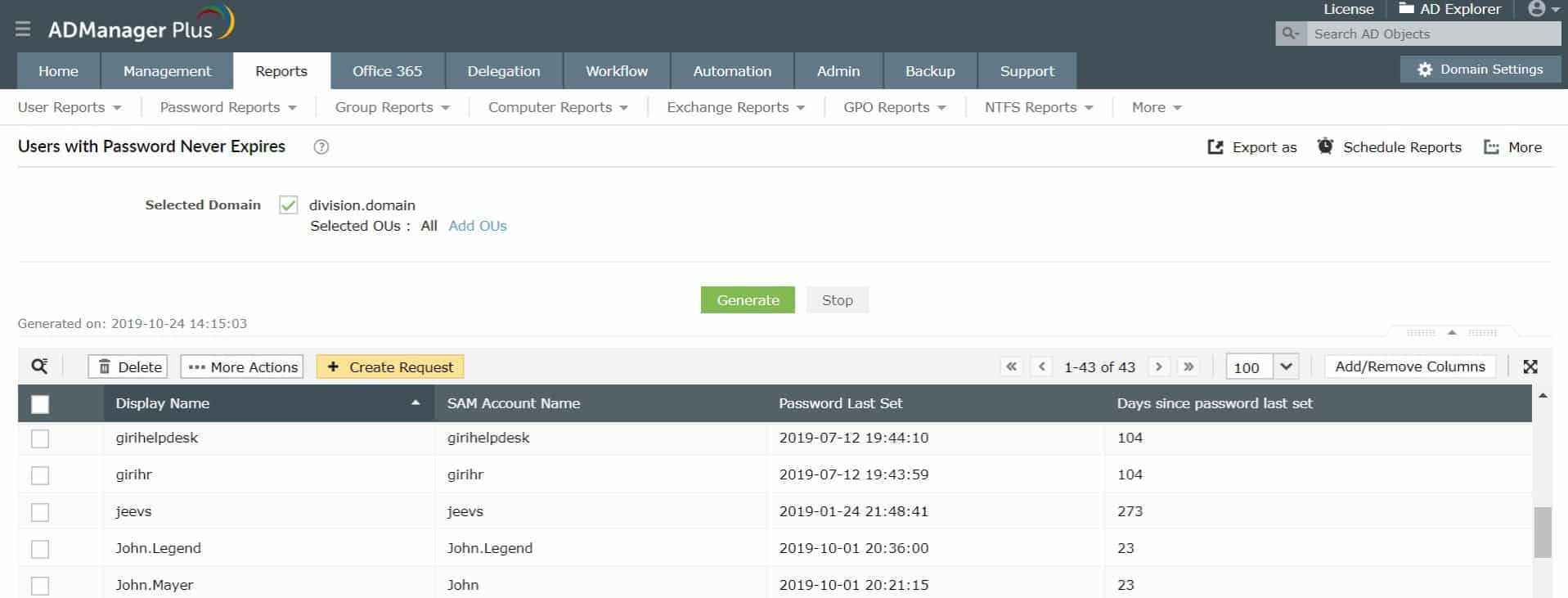 ManageEngine Ad Manager Plus password