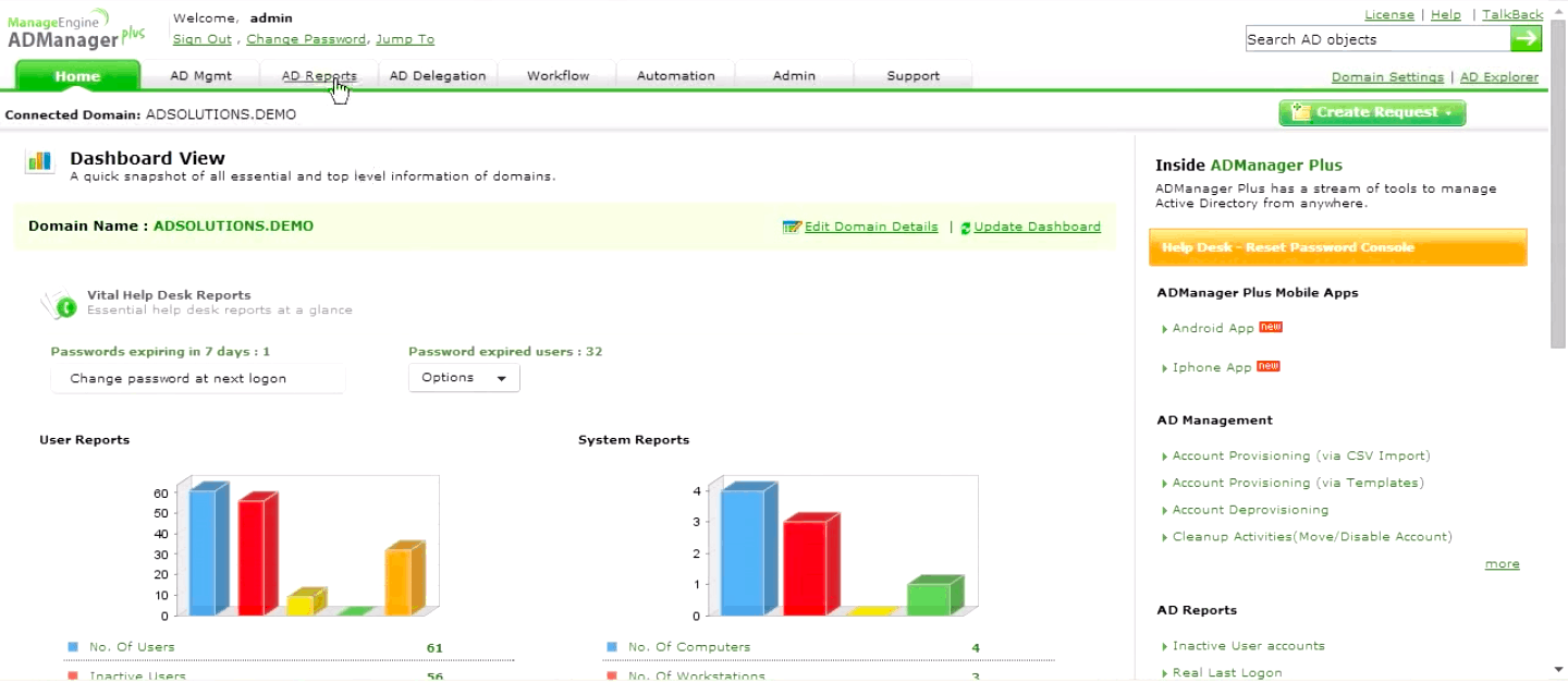 ManageEngine AdManager Plus