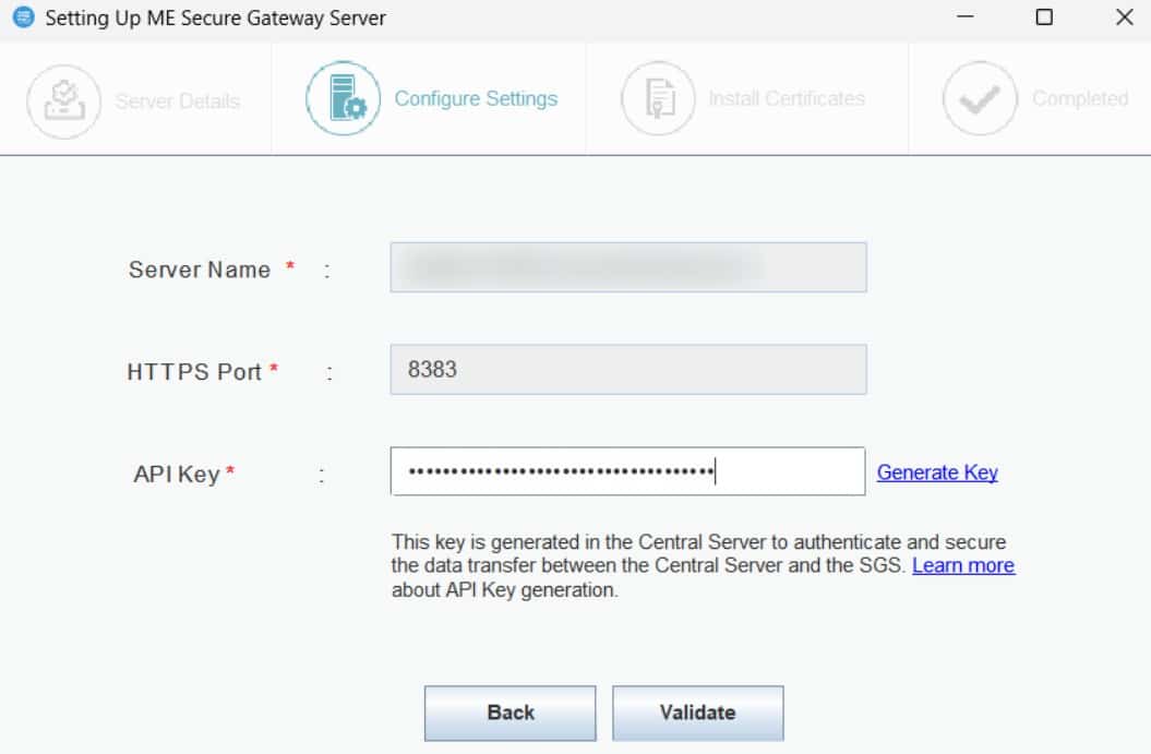 ManageEngine Browser Security Plus gateway