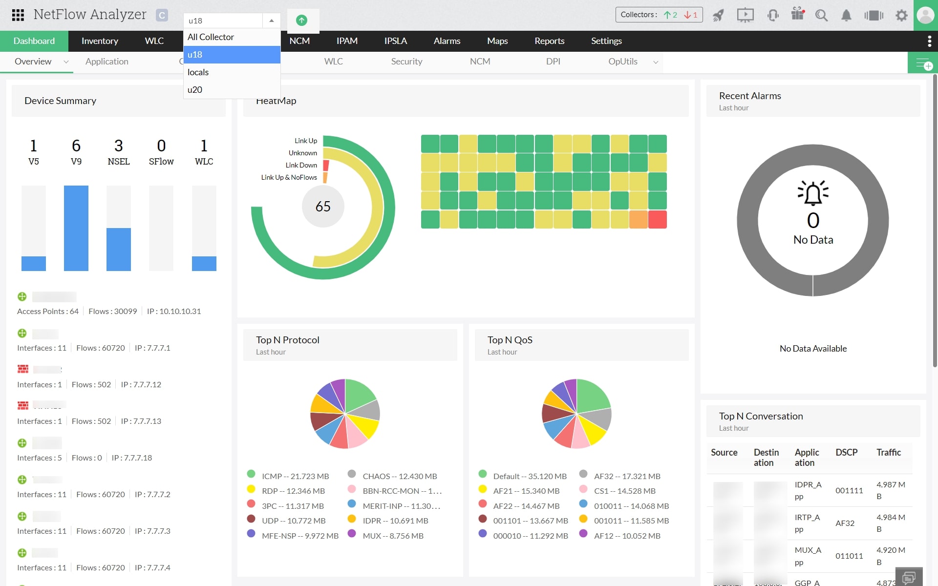 ManageEngine NetFlow Analyzer Netflow Generator for Simulating Netflow
