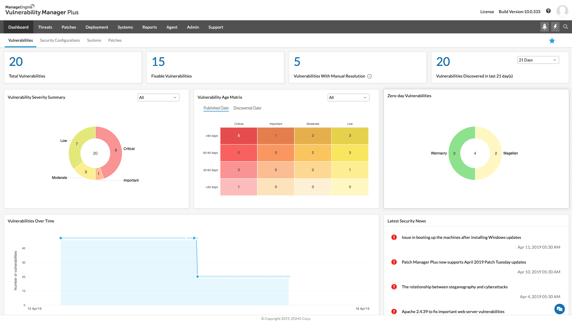 ManageEngine Vulnerability Manager Plus
