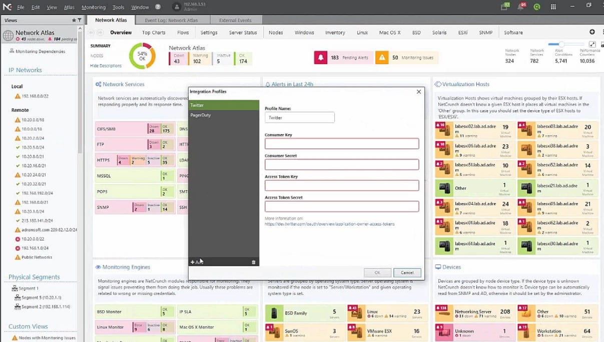NetCrunch Security Features