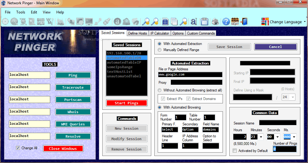 Network Pinger