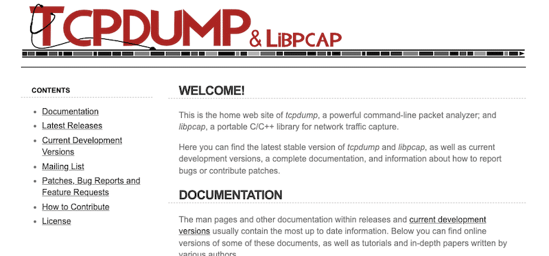 TCPDump (Packet Analyzer)