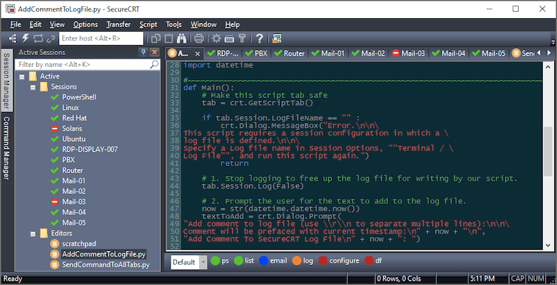 SecureCRT (Remote Secure Access)