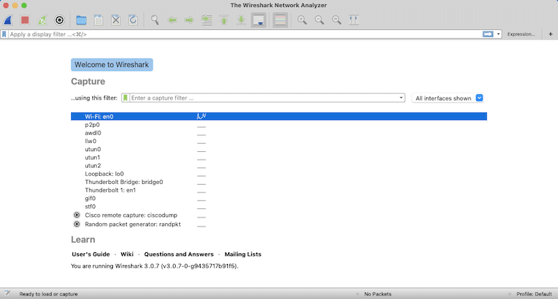 Wireshark (Packet Analyzer)