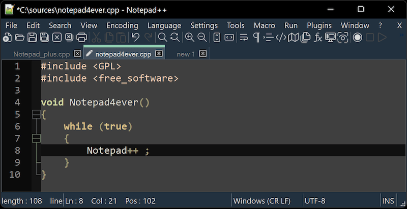 Notepad++
