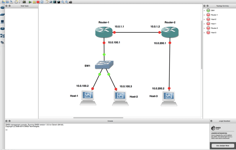 GNS3 (Network Mapping and Visualization)