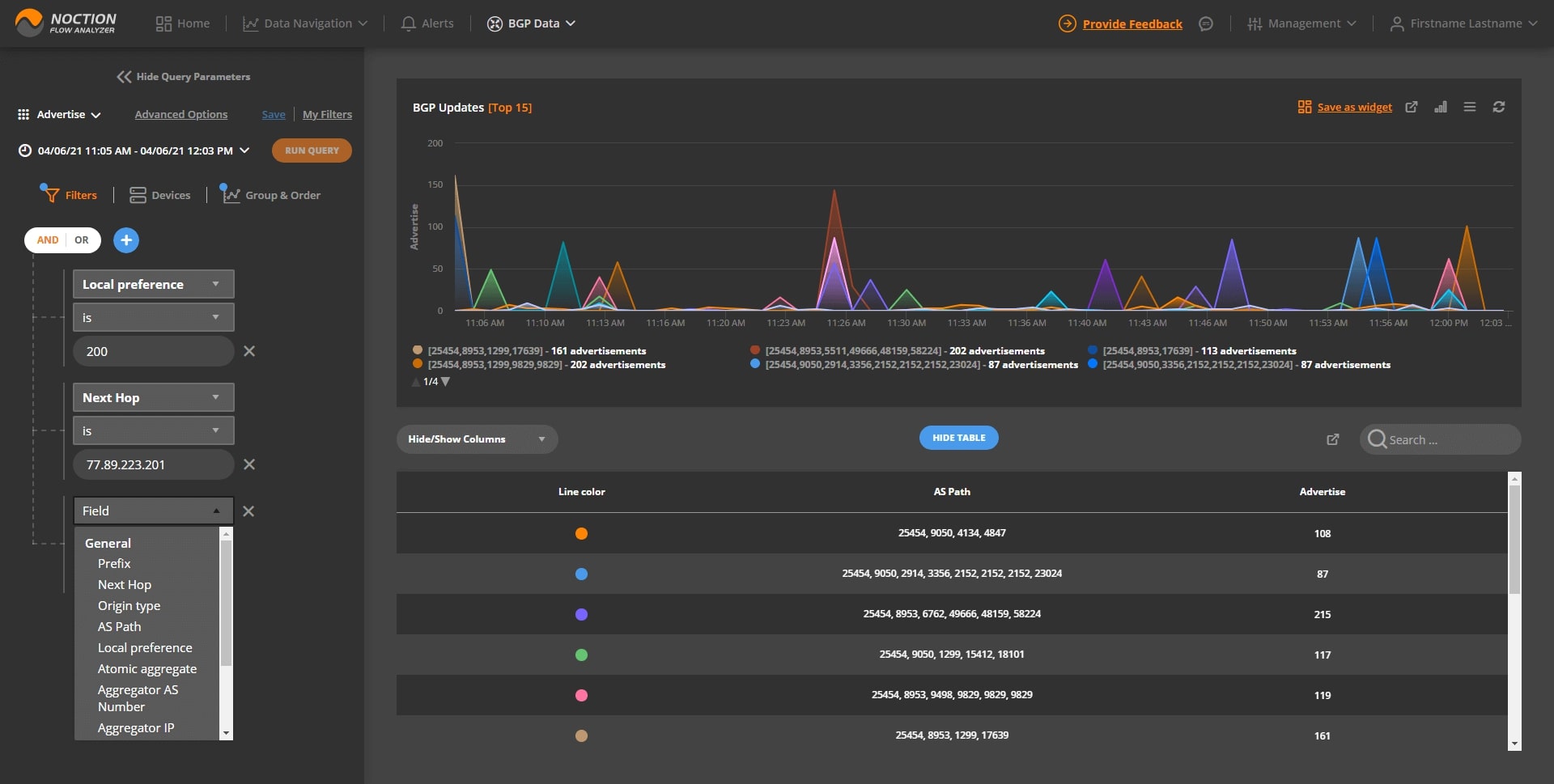 Noction Flow Analyzer NetFlow Analyzers and Collectors for Windows & Linux