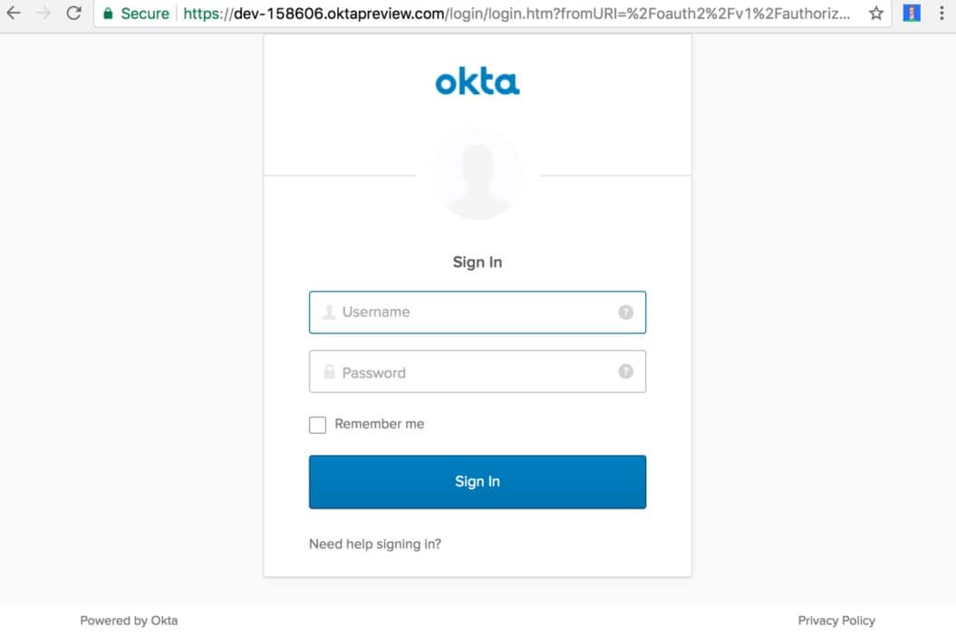 Okta Secure Protection