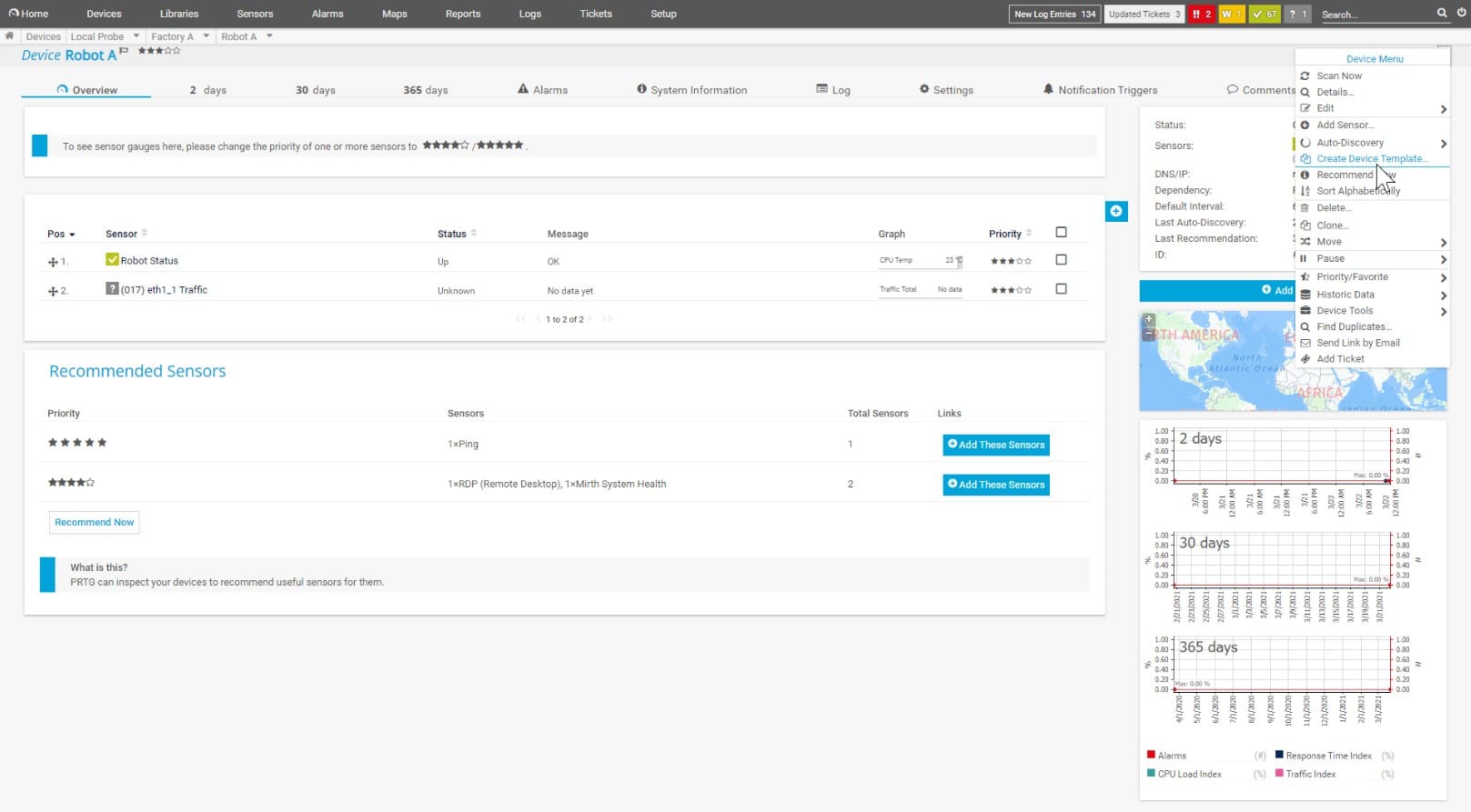 Paessler PRTG Autodiscover