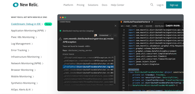 New Relic Thread Profiler