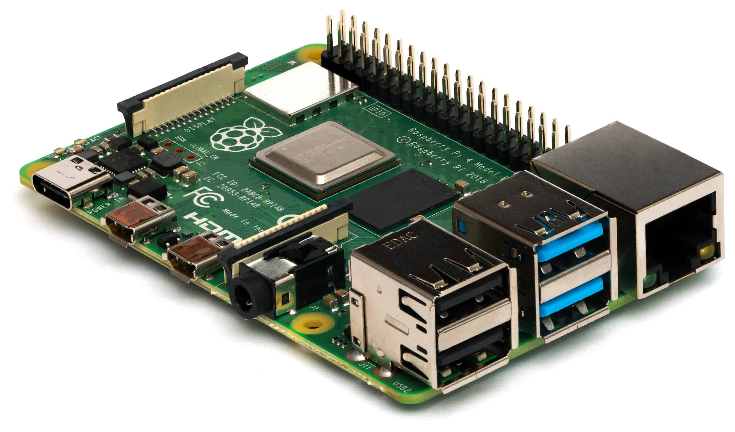 Raspberry Pi 4 Model B - Side